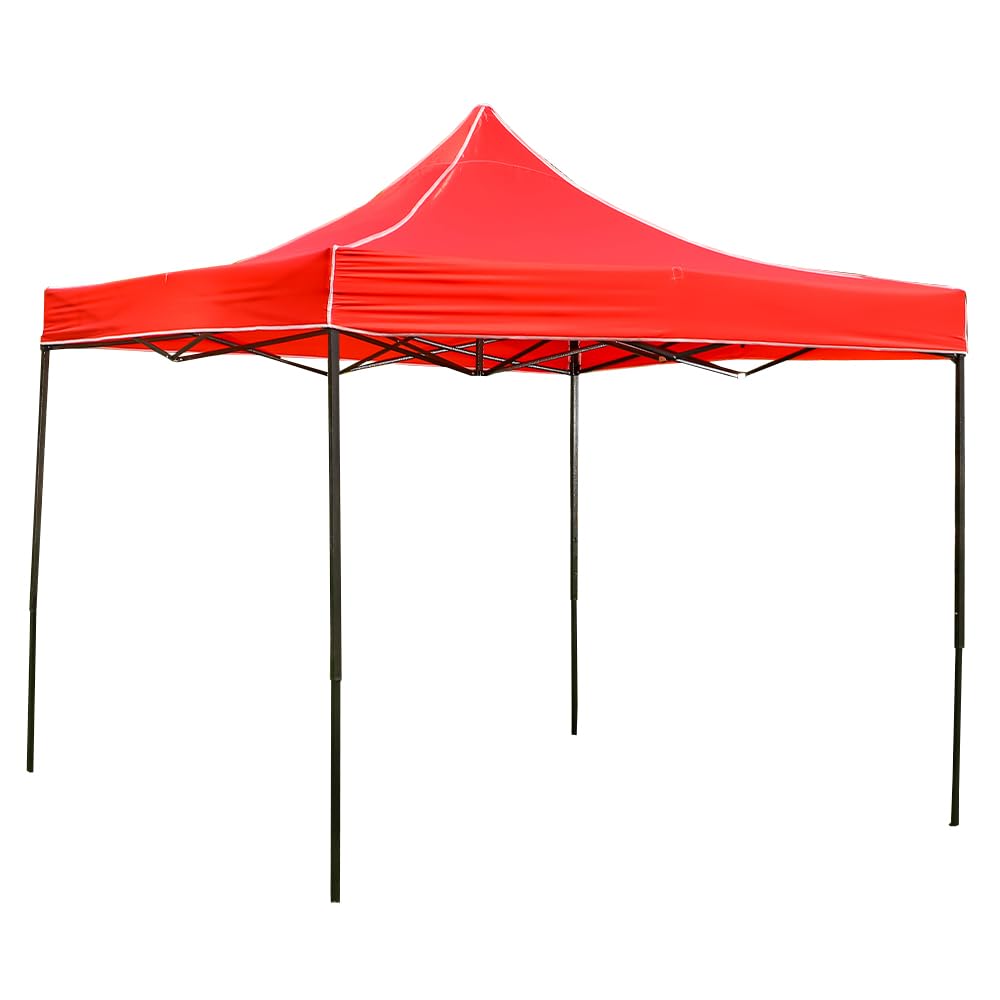 Yatai Decor Pop Up Gazebo Tent Canopy With 4 Legs Outdoor Garden Marquee Water-resistant Cover – Folding Party Camping Tent Frame & Canopy Marquee Tent Easy Assembly (3X3-15Kg)