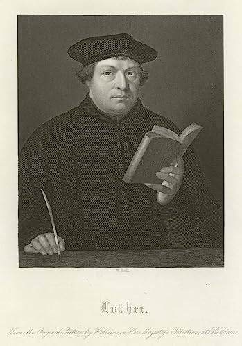 Image sur toile Luther Hans Holbein 60x90cm pour habiller un mur blanc vide
