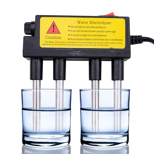Water Electrolyzer Test Kit Home Water Quality Tester with Electrodes Water Purity Measuring Tool for Household or Educational Science Use
