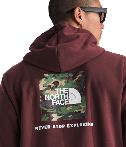 Image of THE NORTH FACE Men's Evolution Box Camo Fill Hoodie | Sweatshirt With 2 Piece Hood, Adjustable Drawcord, Kangaroo Hand Pocket