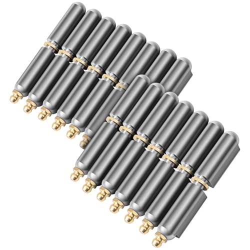Zonon 15 Pcs 3 Inch Weld on Hinges Bullet Barrel Weldable Hinges, Zerk