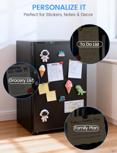 Image of COWSAR 3.07 Cu.Ft Mini Fridge with Freezer for Bedroom Office, Black