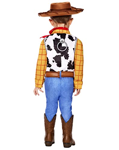 Spirit Halloween Toy Story Toddler Woody Costume | Officially Licensed | Pixar | Disney | Group Costume | Cowboy Cosplay2