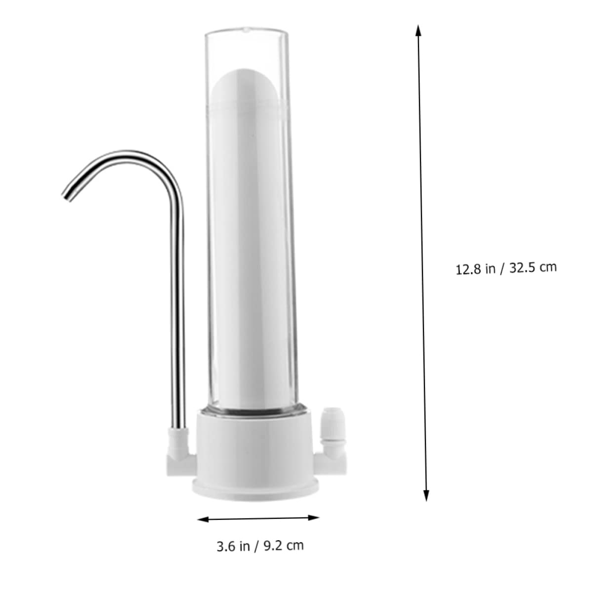 jojofuny Purificateur D'eau du Robinet Cuisine, Filtre à Eau Potable pour Usage Domestique, Installation Simple, D'adaptateurs