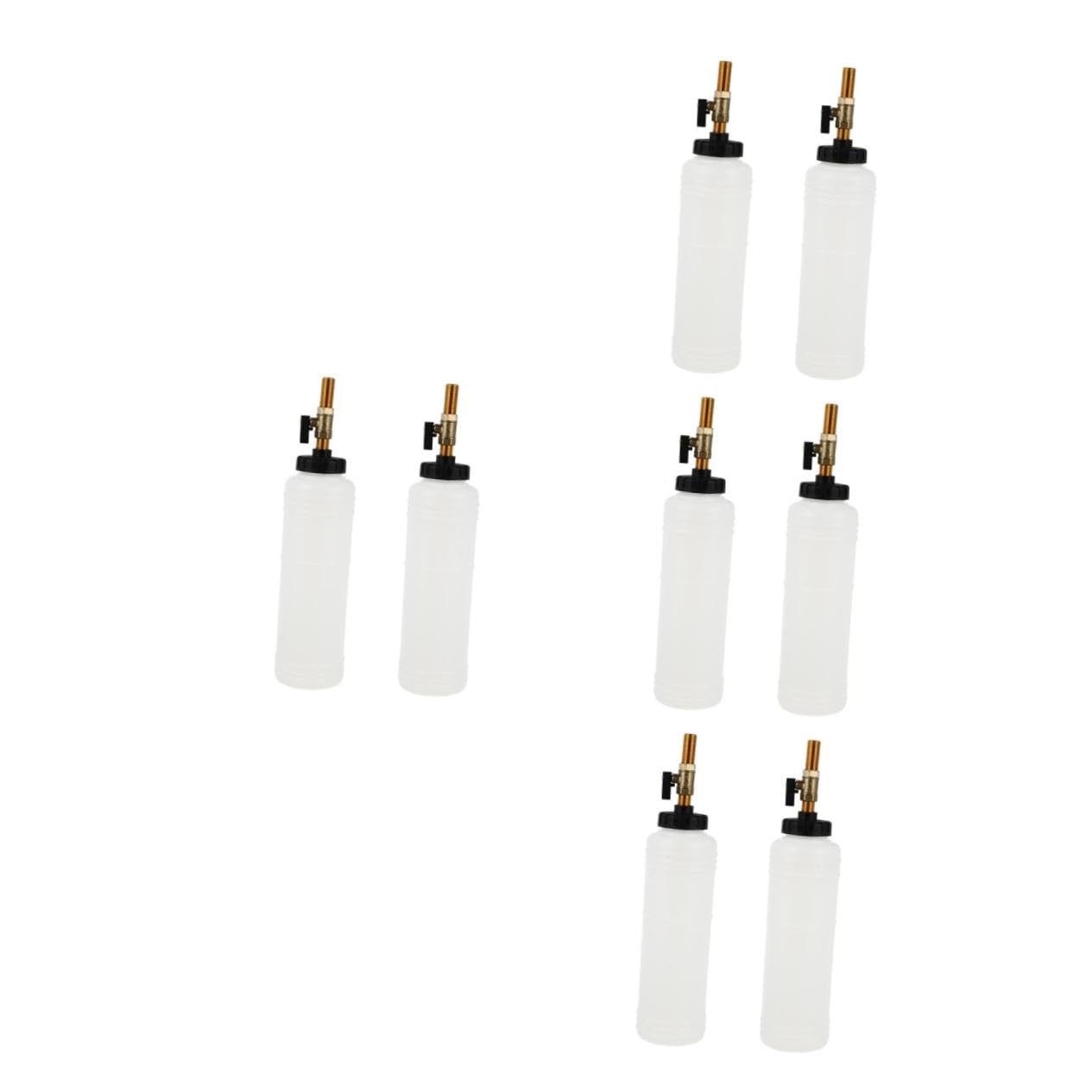 MAGICLULU Botellas De Sangrado De Aceite De Frenos Recarga De Líquido De Frenos Compatible con Múltiples Vehículos Y Prácticas para Cambio De Aceite Herramienta 2 Piezas X 4