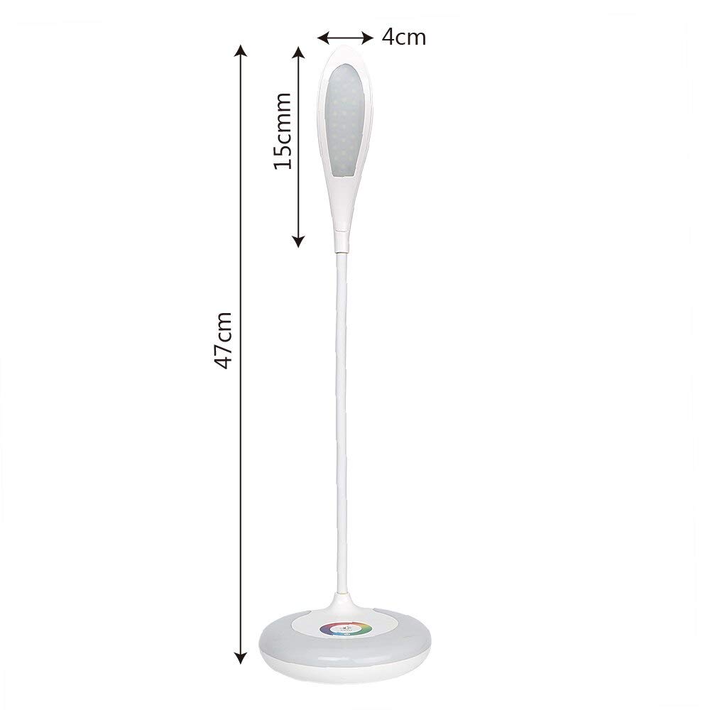 Lampa stołowa 3-poziomowy dotyk RGB Ochrona oczu Lampa stołowa Lampa stołowa LED Możliwość przyciemniania w nocy Lampa biurkowa Led USB Ładowanie książki Lampka do czytania Lampy z możliwością