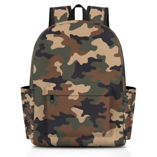 Camo Preschool Toddler Backpack for Boys, School Mini Kids Backpack, Camouflage Preschool Kindergarten Elementary Bookbag Daycare Bag
