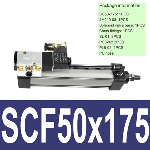Électrovanne standard SCF pour actionneur de machine industrielle et vérin DC24V DC12V - 3
