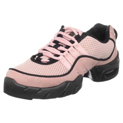 Bloch womens Boost Drt Suede and Mesh Split Sole Dance Shoe, Pink, 7.5 US