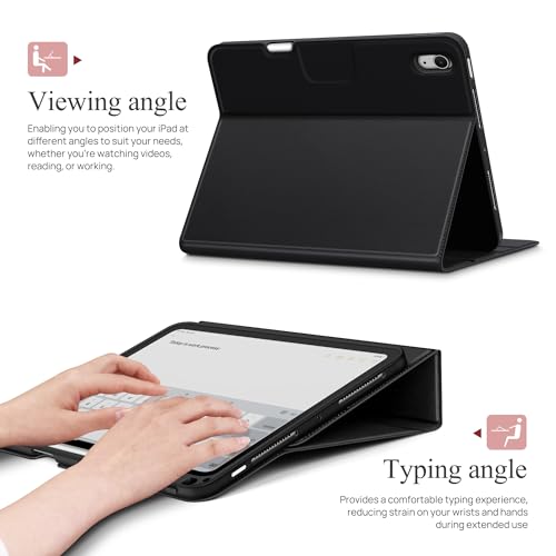 Image of auaua Case for iPad Air 13 inch M4 /M3 /M2, Black