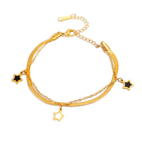 Image of Rubans Demi Fine Stainless Steel Bracelet Waterproof Gift for Women & Girls