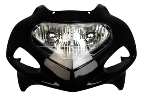 Carénage avant moto avec bloc optique de phare pour Suzuki GSX-R 600 750 1000 noir