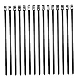 Attaches de câble en nylon - supprimées par un processus spécial, l'engrenage est clair, plus résistant, difficile à et verrouillé fermement, support d'attache de câble