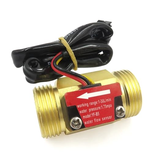 Sensor de flujo de agua en latón de alta resistencia para control de fluidos a 2.0 MPa 6