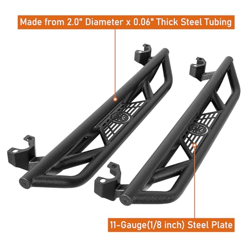 Estribos laterales para Jeep Wrangler JK 2 puertas 2007-2018 miniatura 6