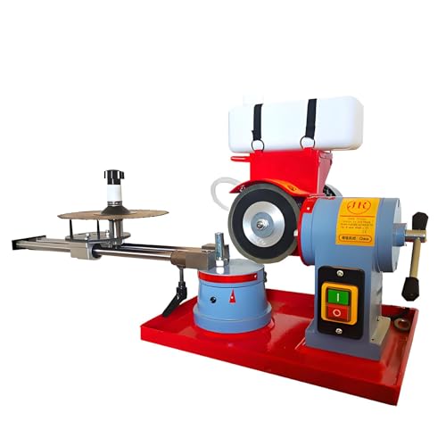 HuanEssentric Electric Circular Saw Blade Sharpener,Rotary Angle Mill Grinding Machine for Efficient Blade Sharpening 370W-Withoutlights