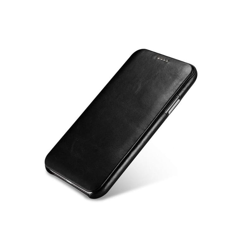 Image of WHITBULL Smart Magnetic Closer Flip Cover Compatible with OnePlus 12R 5G / One Plus 12R 5G (Black)