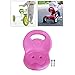 Aymzbd Kids Tricycle Seat Replacement, Accessories with Handle Screw Trikes Seat Saddle Comfortable Low Back Thickened for Children, Pink