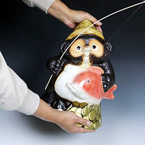 Amazon.co.jp: 信楽焼 たぬき【七福神たぬき恵比寿様 ta-0339】縁起物