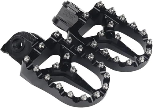 Pédale de pour moto 701 repose-pieds enduro supermoto noir