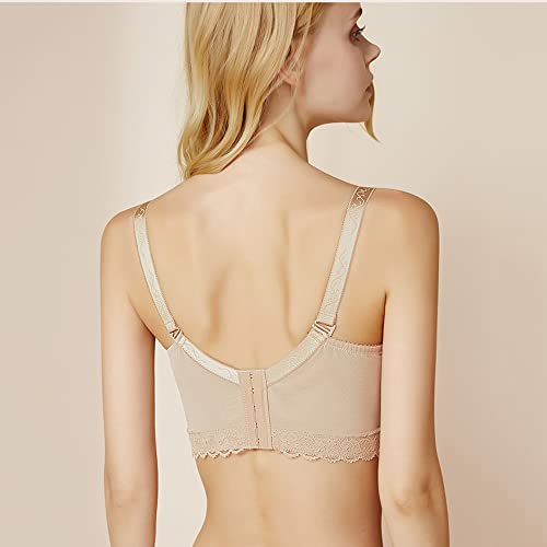 Soutien-gorge d'allaitement grande taille dentelle push-up 85E