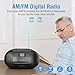 MEGATEK CBR510 Portable CD/Cassette Player Boombox with Bluetooth, AM/FM Radio, USB Playback, AUX Input, Headphone Jack, LCD Display, AC/Battery Powered Stereo System for Home