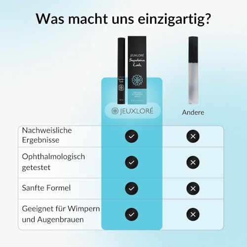 9. Bild von Superlative Lash Wimpernserum & Augenbrauen Serum für besseres Wachstum von Wimpern & Brauen - Testsieger - 3 ml (Wimpernserum) 3 ml (1er Pack)