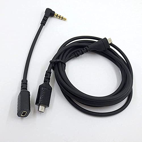 Cable de audio auxiliar desmontable para headset Arctis 5 130cm miniatura 1
