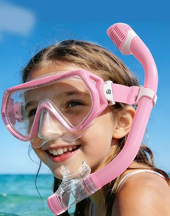 【シュノーケルセット】Findway マスク＆スノーケルセット シュノーケル 曇り止め&UVカット 強化ガラス シリコン製 超コスパ 装着簡単 耐衝撃 高透過率 高密着性 ２点セット