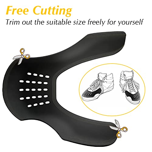 Gorygold 6 Pairs - Shoe Crease Protector, Anti Crease Shoes Guard For Dunk Low/High Sneaker Air Force Jordan 1, No Crease Shoe Inserts Protector For Men Youth Size L 9-15 #TOP3