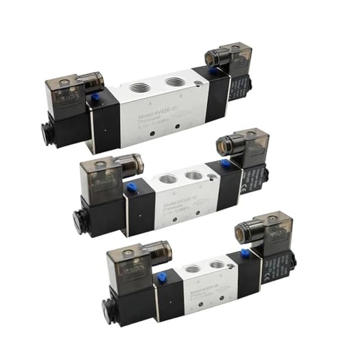 Vanne pneumatique 4V120-06 double bobine DC12V à commutation rapide - 2