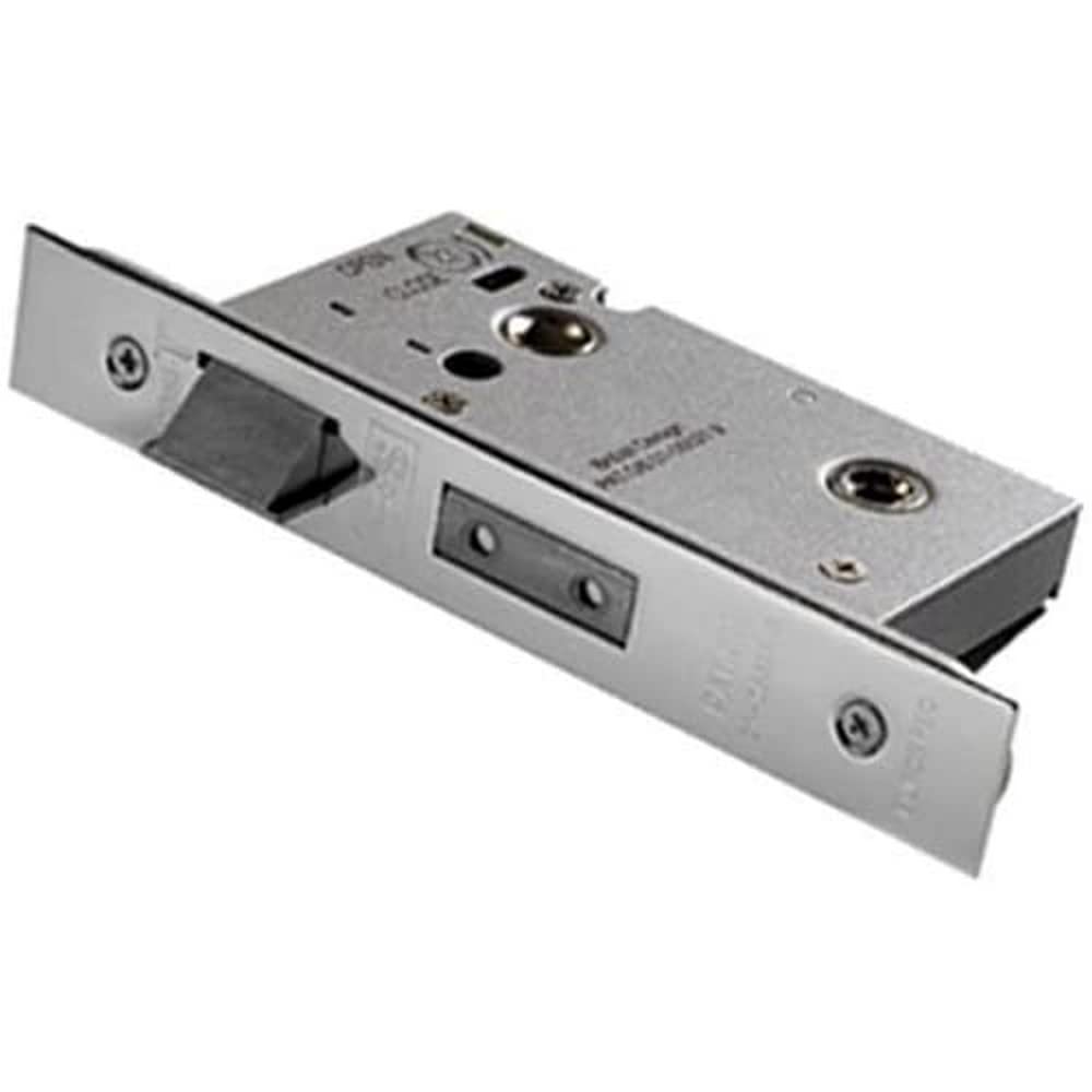 Bathroom sashlock 64mm satin stainless steel BAS5025SSS