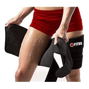 Fitru Premium Thigh Trimmers for Men & Women – Body Wrap Sauna Waist Trainer for Your Legs