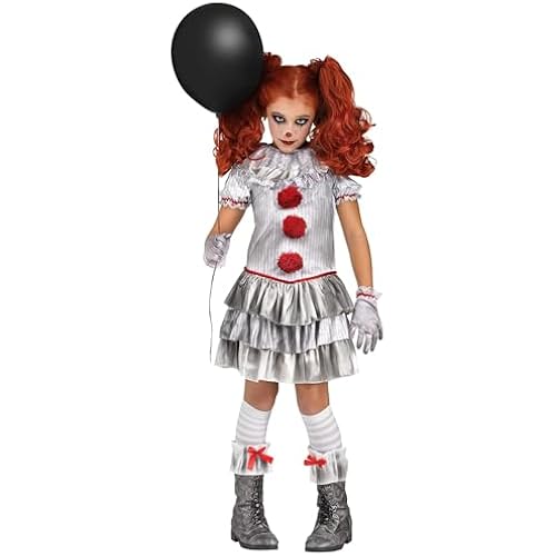 Fun World girls Girl's Carnevil ClownCostume