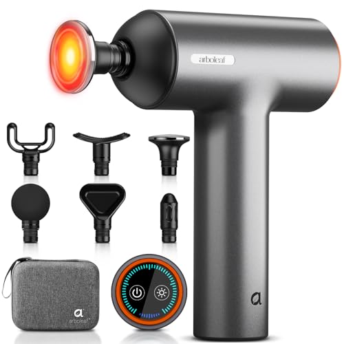 arboleaf Thermal Massage Gun Deep Tissue with Heat, Handheld Musc...