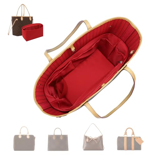 ArcDiary Purse Organizer Insert,Silky-Smooth Handbag & Tote Shaper with 8