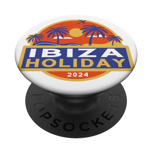 Vacanze a Ibiza Vacanze Spagna 2024 Festa delle vacanze spagnole PopSockets PopGrip Intercambiabile Vacanze a Ibiza Vacanze Spagna 2024 Festa delle vacanze spagnole PopSockets PopGrip Intercambiabile