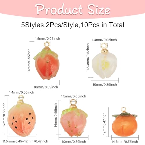 Pendientes de fresa acrílica listos para lucir en tus looks de verano y talleres de joyería 2