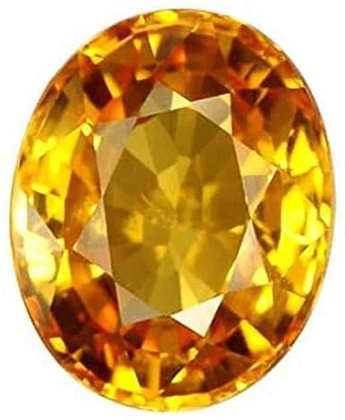 Pierre précieuse saphir jaune de Ceylan de 8,52 carats AAA++ pour création de bijoux uniques