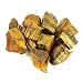 Crystal Allies Materials: 1lb Bulk Rough Gold Tiger Eye Stones from Brazil - Large 1"