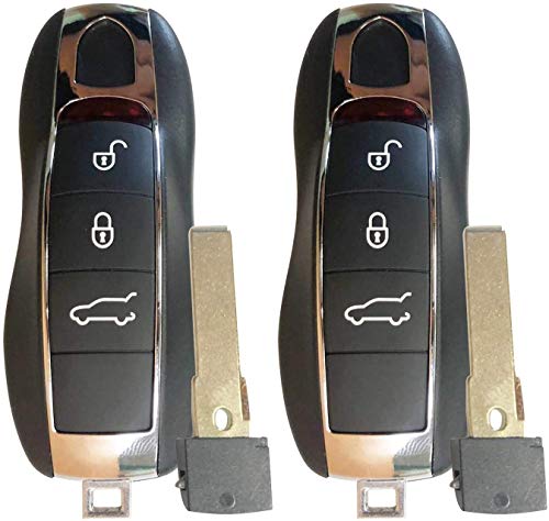 2 BexKeyless New Replacement Remote Car Key Fob fits KR55WK50138 315MHZ 2010-2017_911_/2010-2016_Boxster_/2010-2017_Cayenne_/2015-2017_macan_/2010-2016_Panamera_