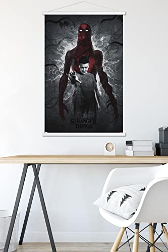 Poster Stranger Things 4 accroche magnétique sans abîmer les murs