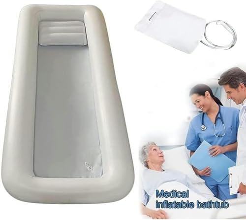Baignoire gonflable médicale d'assistance avec sac d'eau et pompe - 4