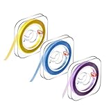 3 Stück Zahn Schleifpapier, Zahnpolierstreifen-Set Zahnschleifpapier für Zwischenräume Zahn Polierstreifen Dental Polierstreifen Tragbare Zahnschleifpapier zum Polieren von Zähnen 50μm / 30μm / 20μm