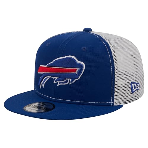 New Era Men's Royal Buffalo Bills Core Team 9FIFTY Trucker Snapback Hat