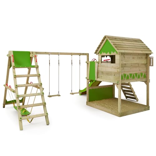 Fatmoose Aire de Jeux Portique Bois TikaTaka avec...