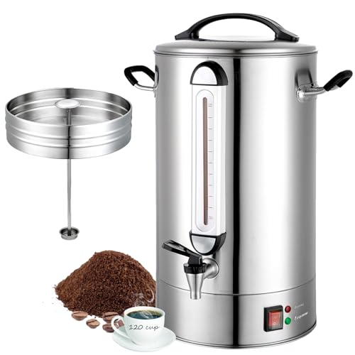 Commercial 120-Cup Stainless Steel Coffee Urn