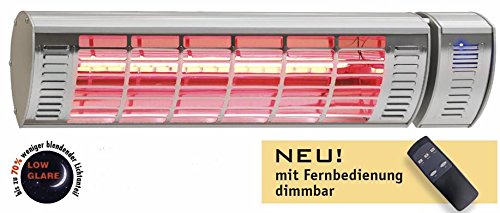 Preisvergleich Produktbild Heizstrahler, CasaTherm W2000 Gold LowGlare Mattweiß