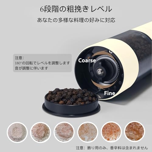 TLYSXPRO 充電式電動ペッパーミル の商品画像 5