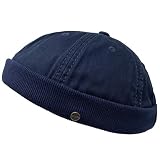 WEROR Herren Dockercap Dockermütze Hafenmütze Fischermütze Mütze Cap 281.1 (Einheitsgröße, Marine)